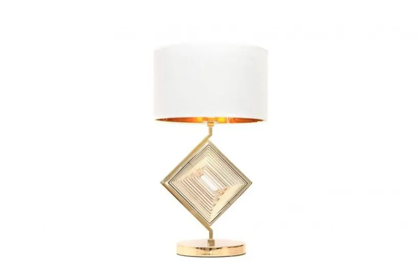 Arrediorg Lampada da tavolo comodino glamour BENARDI -Oro