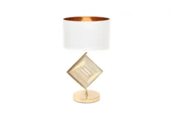 Arrediorg Lampada da tavolo comodino glamour BENARDI -Oro