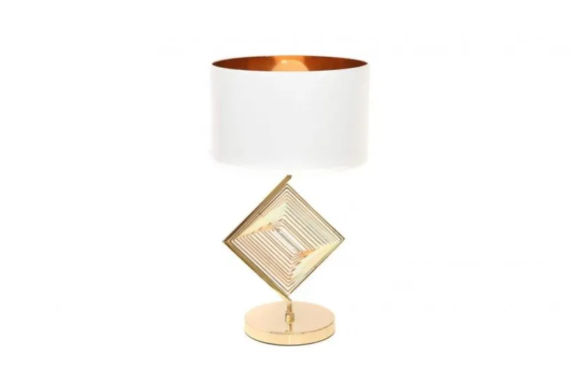 Arrediorg Lampada da tavolo comodino glamour BENARDI -Oro