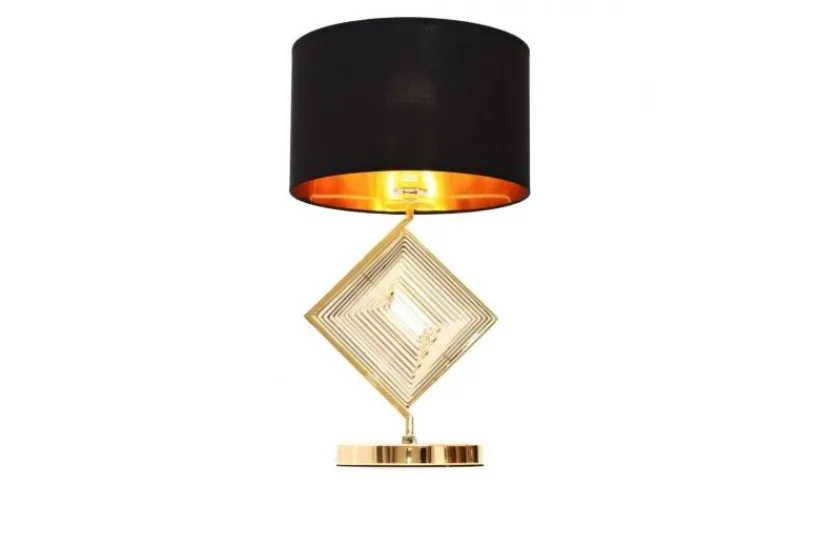 Arrediorg Lampada da tavolo comodino glamour BENARDI -Oro