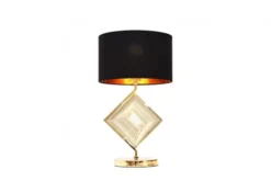 Arrediorg Lampada da tavolo comodino glamour BENARDI -Oro