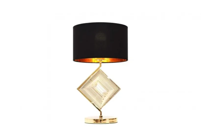 Arrediorg Lampada da tavolo comodino glamour BENARDI -Oro