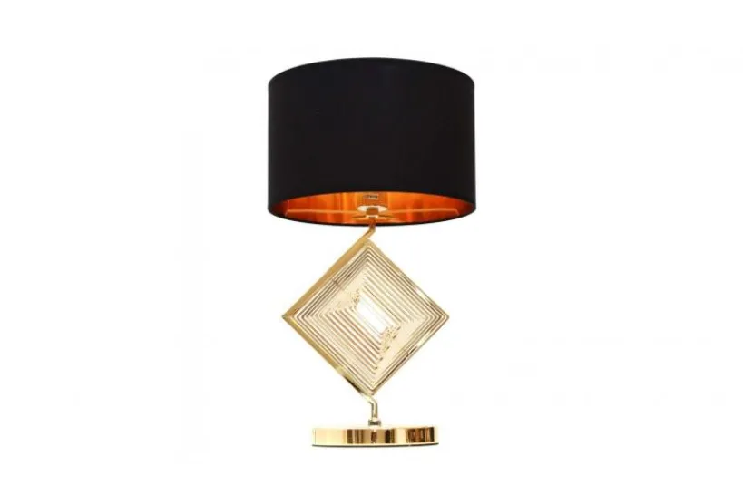 Arrediorg Lampada da tavolo comodino glamour BENARDI -Oro