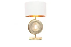 Arrediorg Lampada da tavolo comodino glamour MONTERONI -Oro