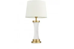 Arrediorg Lampada da tavolo comodino glamour VILLANOVA Ottone