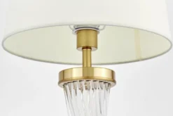 Arrediorg Lampada da tavolo comodino glamour VILLANOVA Ottone