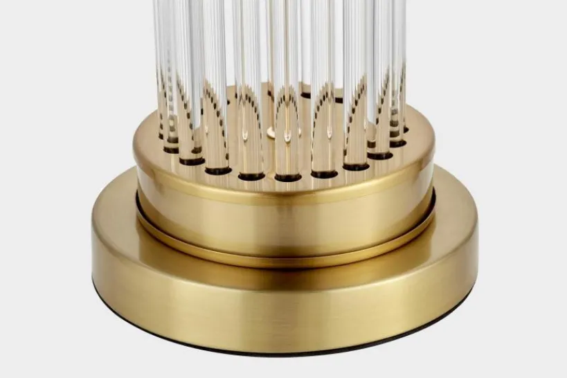 Arrediorg Lampada da tavolo comodino glamour BOTTE Ottone