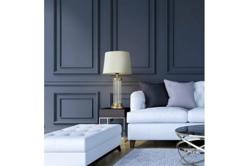 Arrediorg Lampada da tavolo comodino glamour BOTTE Ottone