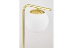 Arrediorg LAMPADA DA TAVOLO MODERNA CLASSICA ORO TESO W1