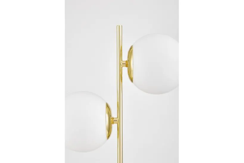 Arrediorg LAMPADA DA TAVOLO MODERNA CLASSICA ORO TESO W2