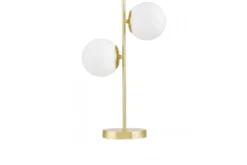 Arrediorg LAMPADA DA TAVOLO MODERNA CLASSICA ORO TESO W2