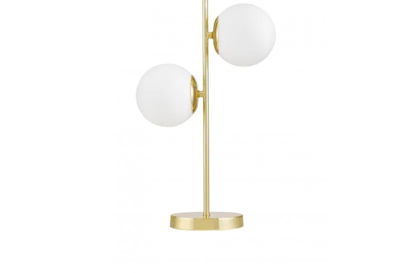 Arrediorg LAMPADA DA TAVOLO MODERNA CLASSICA ORO TESO W2