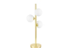 Arrediorg LAMPADA DA TAVOLO MODERNA CLASSICA ORO MARSIADA W3