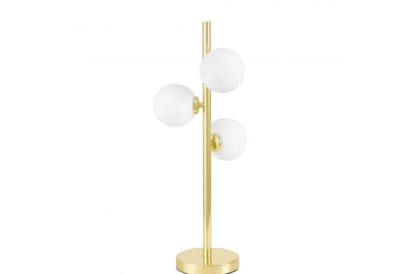 Arrediorg LAMPADA DA TAVOLO MODERNA CLASSICA ORO MARSIADA W3