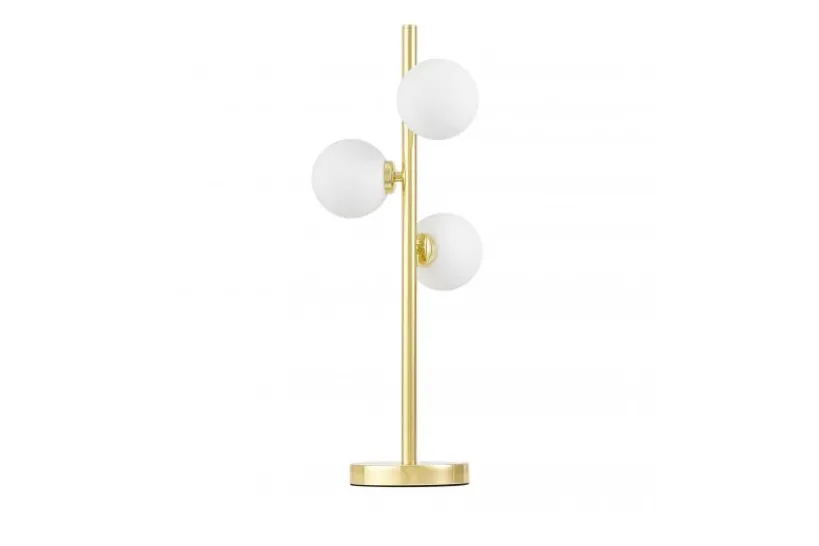 Arrediorg LAMPADA DA TAVOLO MODERNA CLASSICA ORO MARSIADA W3