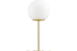 Arrediorg LAMPADA DA TAVOLO MODERNA CLASSICA ORO FREDICA SLIM