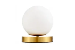 Arrediorg LAMPADA DA TAVOLO MODERNA IN OTTONE FREDICA W1