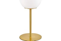 Arrediorg LAMPADA DA TAVOLO MODERNA IN OTTONE FREDICA SLIM