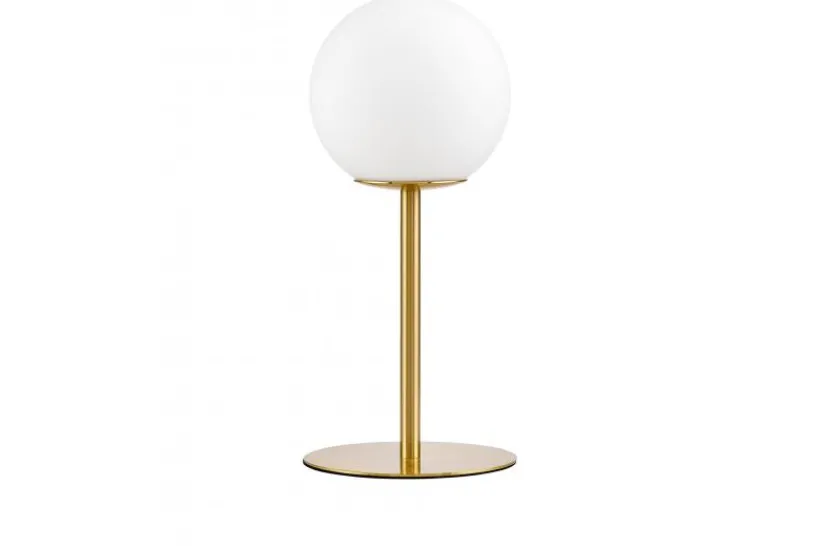 Arrediorg LAMPADA DA TAVOLO MODERNA IN OTTONE FREDICA SLIM