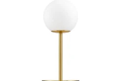 Arrediorg LAMPADA DA TAVOLO MODERNA IN OTTONE FREDICA SLIM