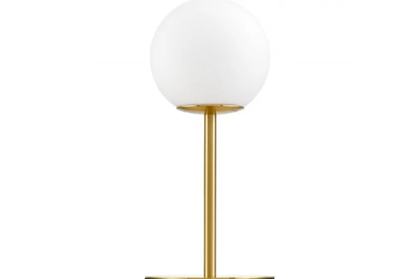 Arrediorg LAMPADA DA TAVOLO MODERNA IN OTTONE FREDICA SLIM