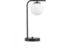 Arrediorg LAMPADA DA TAVOLO MODERNA NERA TESO W1
