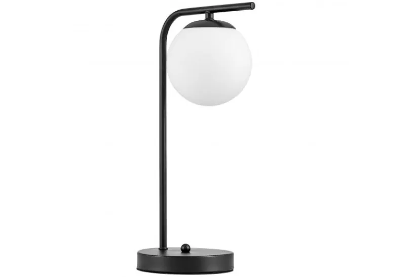 Arrediorg LAMPADA DA TAVOLO MODERNA NERA TESO W1