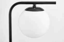 Arrediorg LAMPADA DA TAVOLO MODERNA NERA TESO W1