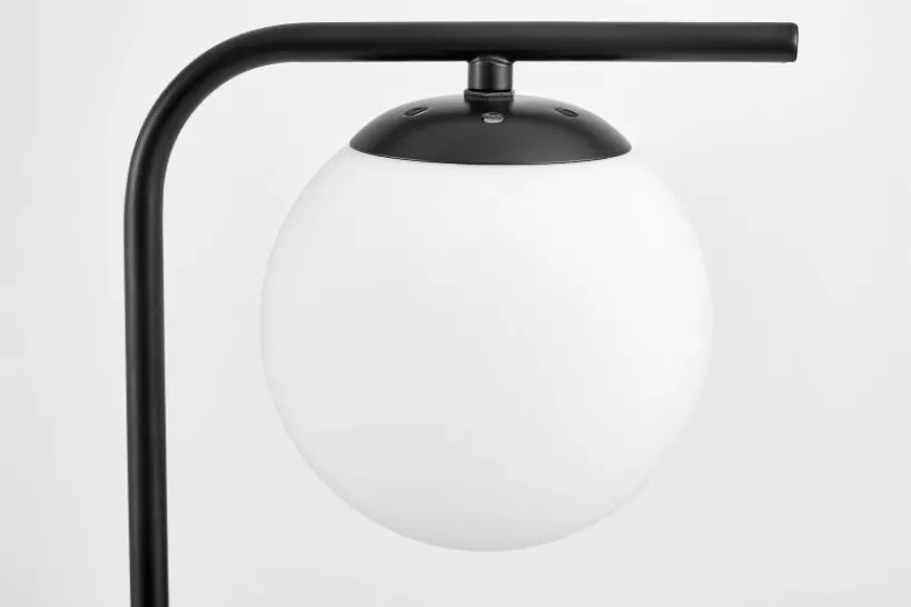 Arrediorg LAMPADA DA TAVOLO MODERNA NERA TESO W1