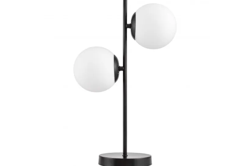 Arrediorg LAMPADA DA TAVOLO MODERNA NERA TESO W2