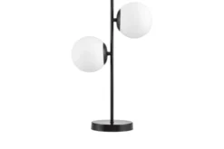 Arrediorg LAMPADA DA TAVOLO MODERNA NERA TESO W2