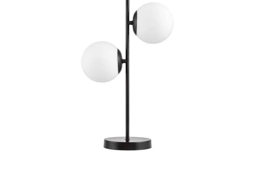 Arrediorg LAMPADA DA TAVOLO MODERNA NERA TESO W2