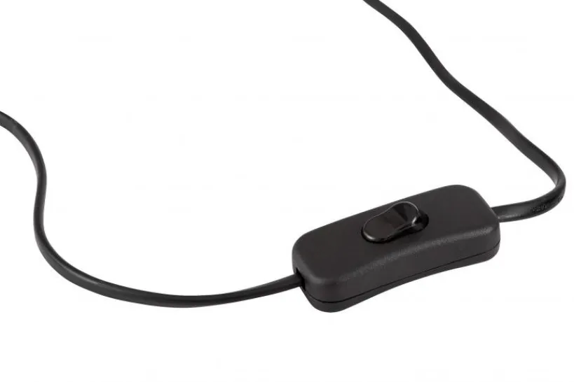 Arrediorg LAMPADA DA TAVOLO MODERNA NERA TESO W2