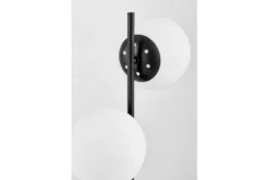 Arrediorg LAMPADA DA TAVOLO MODERNA NERA TESO W2