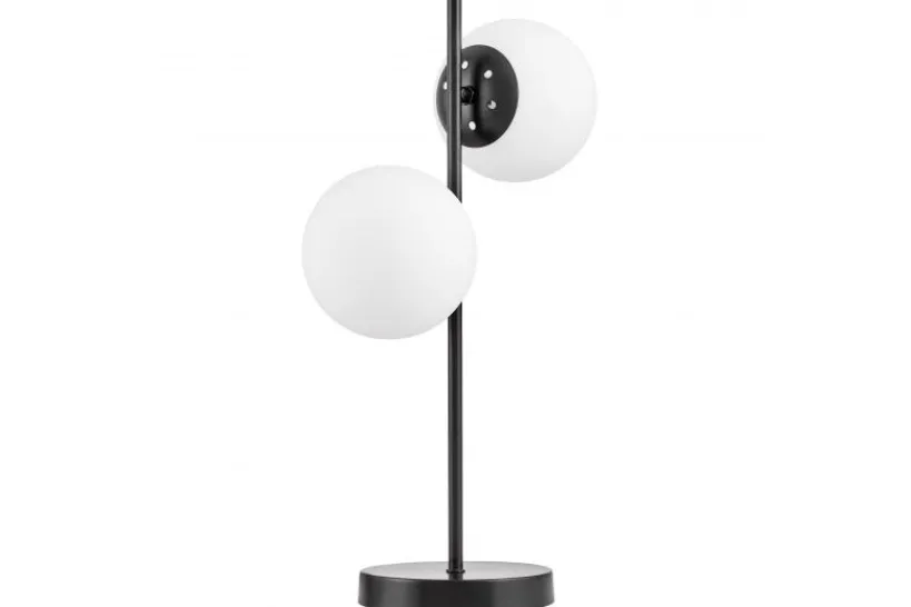 Arrediorg LAMPADA DA TAVOLO MODERNA NERA TESO W2