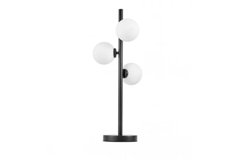 Arrediorg LAMPADA DA TAVOLO MODERNA NERA MARSIADA W3