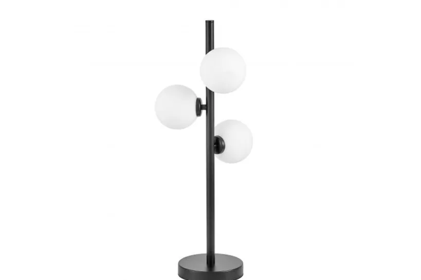 Arrediorg LAMPADA DA TAVOLO MODERNA NERA MARSIADA W3