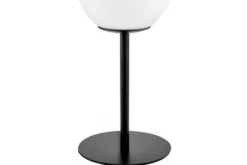 Arrediorg LAMPADA DA TAVOLO MODERNA NERA FREDICA SLIM