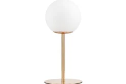 Arrediorg LAMPADA DA TAVOLO MODERNA ORO CALDO FREDICA SLIM