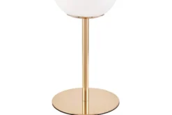 Arrediorg LAMPADA DA TAVOLO MODERNA ORO CALDO FREDICA SLIM