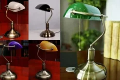Arrediorg Lampada da tavolo serie Banchiere Ministeriale