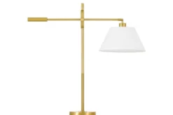 Arrediorg LAMPADA DA TAVOLO TURINA IN OTTONE E