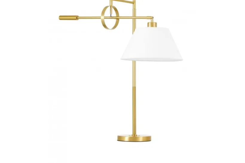 Arrediorg LAMPADA DA TAVOLO TURINA IN OTTONE E