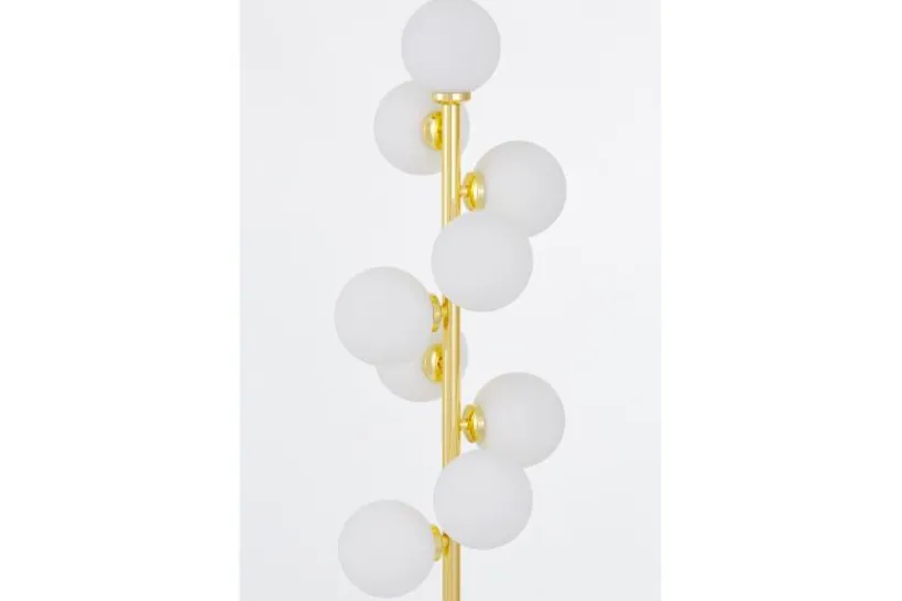 Arrediorg LAMPADA DA TERRA CLASSICA ORO PETRICA W9