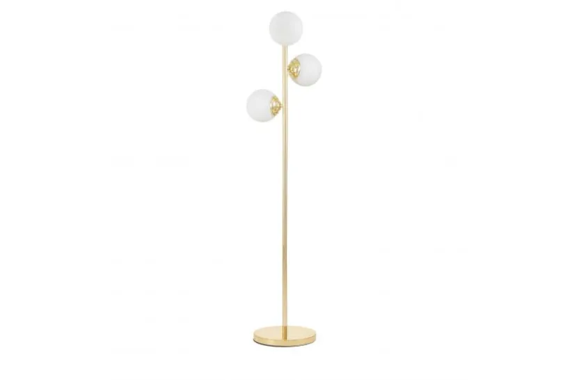 Arrediorg LAMPADA DA TERRA CLASSICA ORO FINO W3