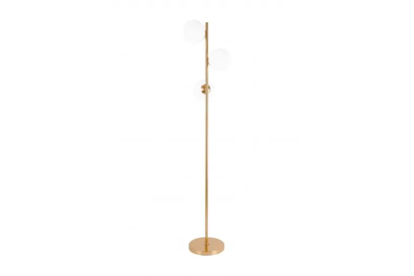 Arrediorg Lampada da terra di design moderno FREDICA W3 Oro caldo
