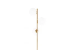 Arrediorg Lampada da terra di design moderno FREDICA W3 Oro caldo