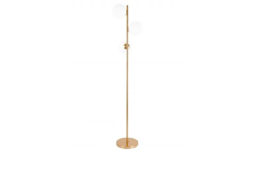 Arrediorg Lampada da terra di design moderno FREDICA W3 Oro caldo