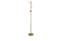 Arrediorg Lampada da terra di design moderno FREDICA W3 Ottone