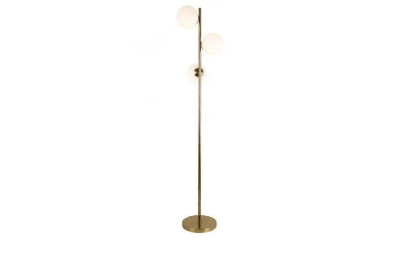 Arrediorg Lampada da terra di design moderno FREDICA W3 Ottone